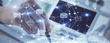 Illustration de messages pour accéder à la liste des messagess